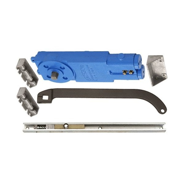 Dark Bronze Adjustable Spring Power Multi Size 105DegNo Hold Open Overhead Concealed Closer W/ 'U'